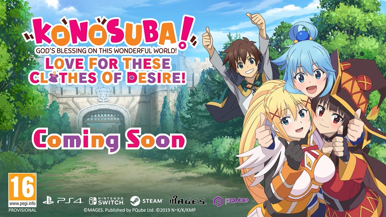 KonoSuba: God's Blessing on This Wonderful World 3 Gets Visual