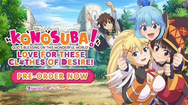 Konosuba God's Blessing on This Wonderful World! Love for These Clothes of Desire! release date