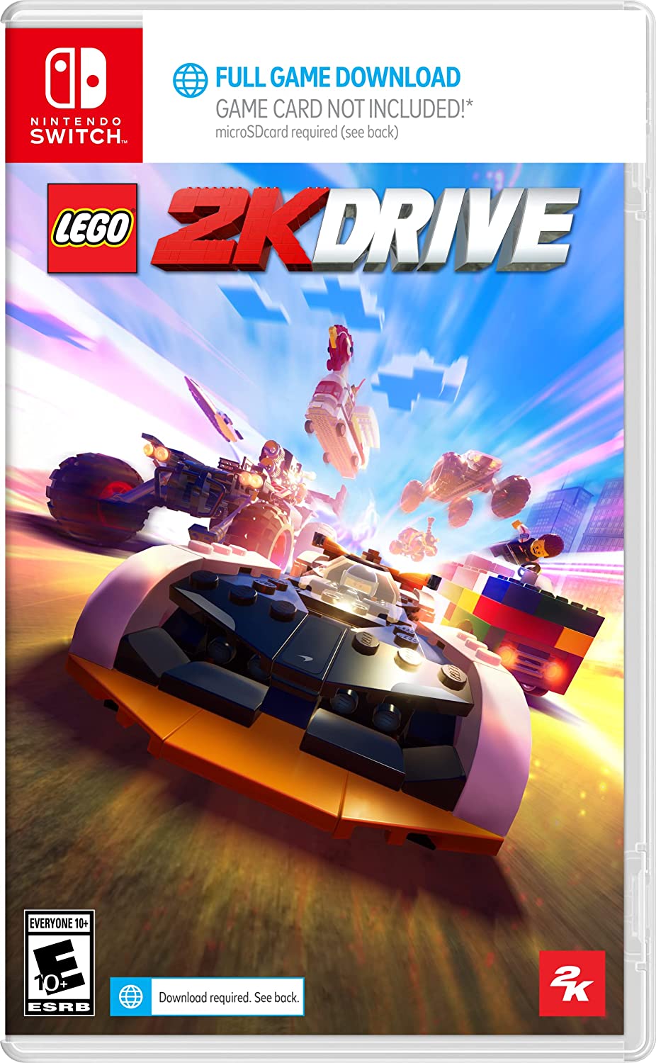 LEGO 2K Drive Switch retail release is a download code