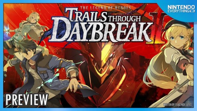 The Legend of Heroes: Trails Through Daybreak II preview