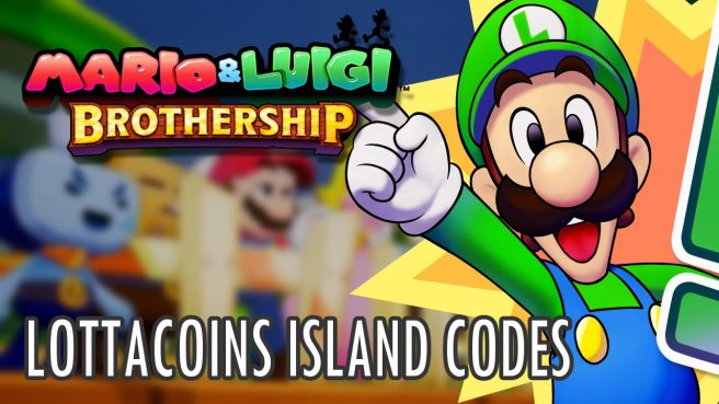 Lottacoins Island gate codes Mario Luigi Brothership