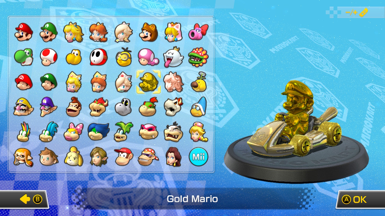 Mario Kart 8 Deluxe Unlockables List 9309