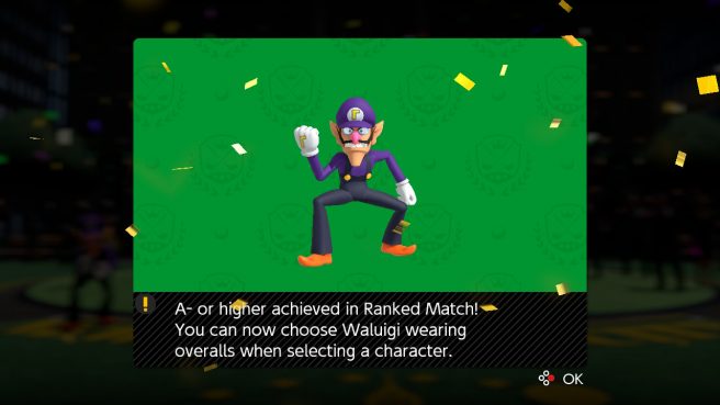 Mario Golf: Super Rush Waluigi