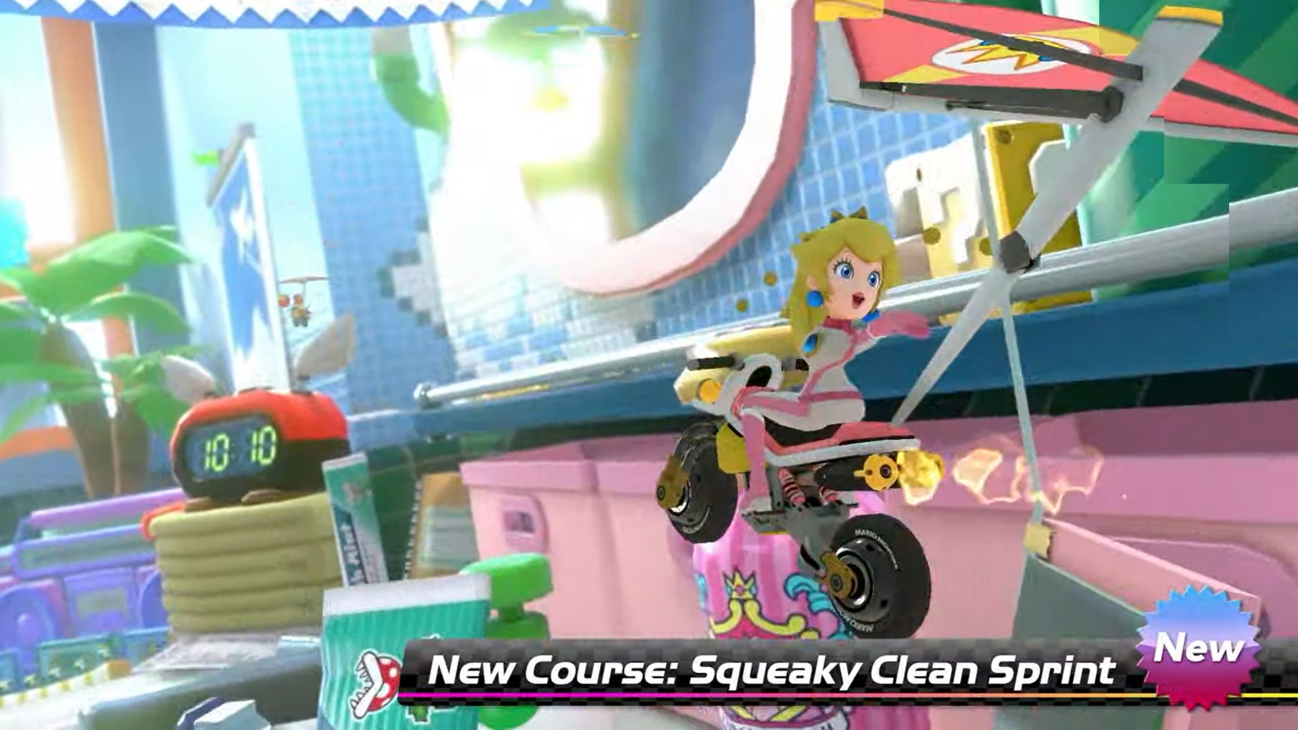 Mario Kart Deluxe Wave DLC Gets Squeaky Clean This Summer