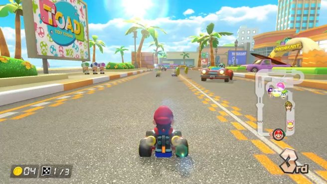 Mobil Mario Kart 8 Deluxe Coconut Mall