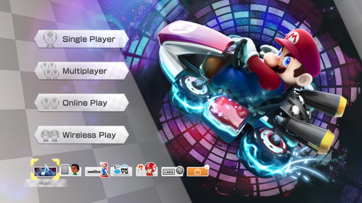 Mario Kart 8 Deluxe Musikplayer