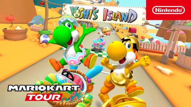 Mario Kart Tour Announces New Yoshi Tour Introduces Yoshis Island Course And Poochy 2764