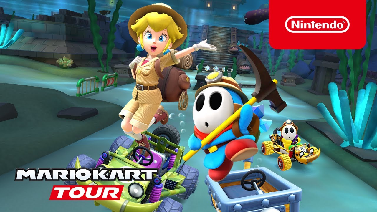 The Holiday Tour begins in the Mario Kart Tour game