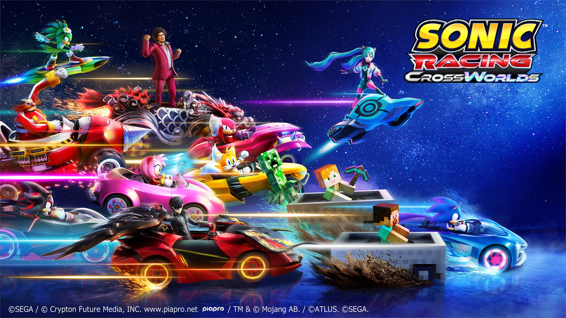 Sonic Racing: CrossWorlds and Mario Kart World Chart Unique Courses on Nintendo Switch 2