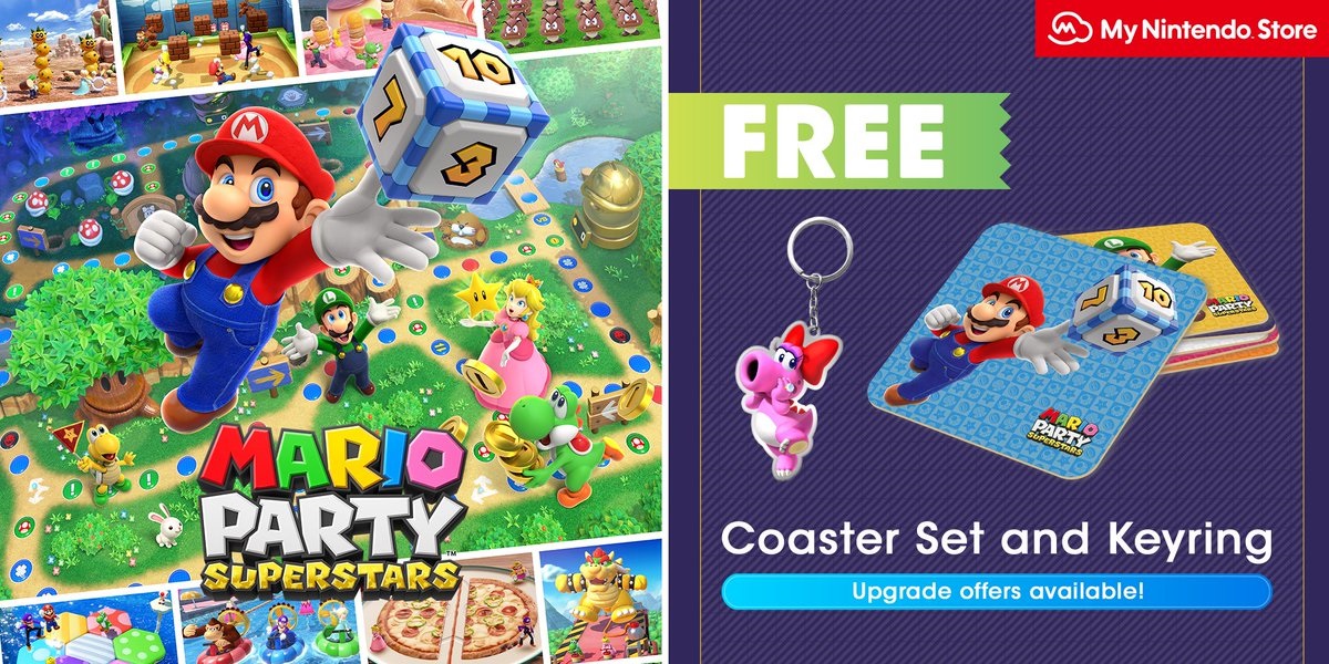 Nintendo UK offering Mario Party Superstars preorder bonus