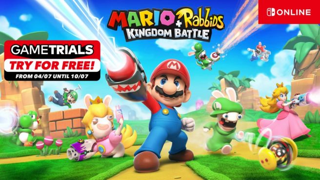 Mario + Rabbids Kingdom Battle Nintendo Switch Online Game Trial