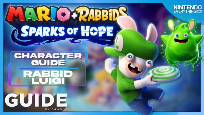 Mario Rabbids Sparks of Hope Rabbid Luigi character guide
