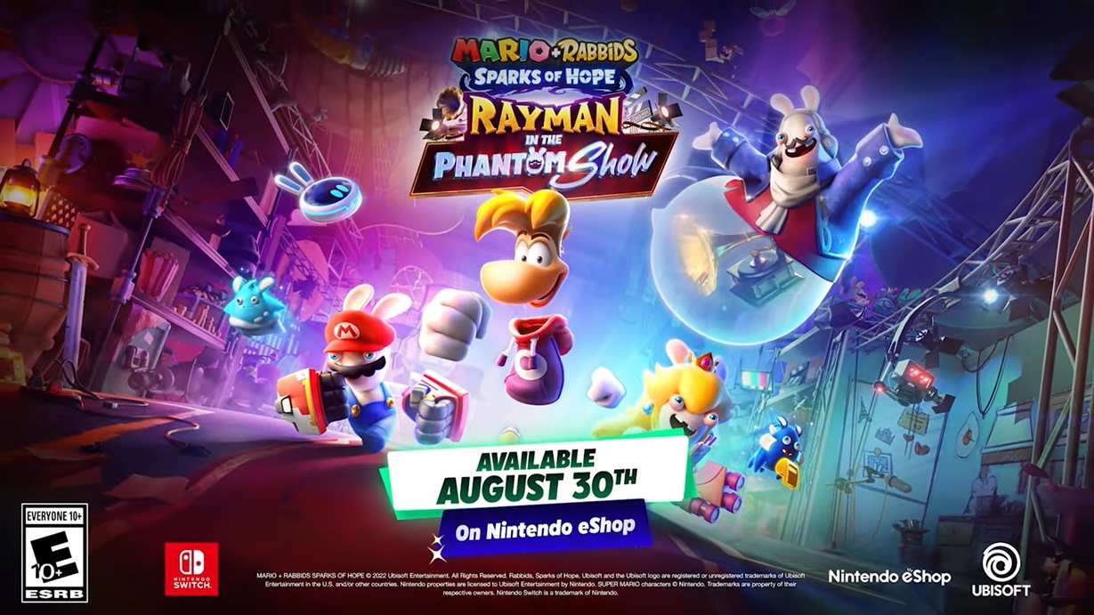 Mario + Rabbids Sparks of Hope Rayman DLC release date