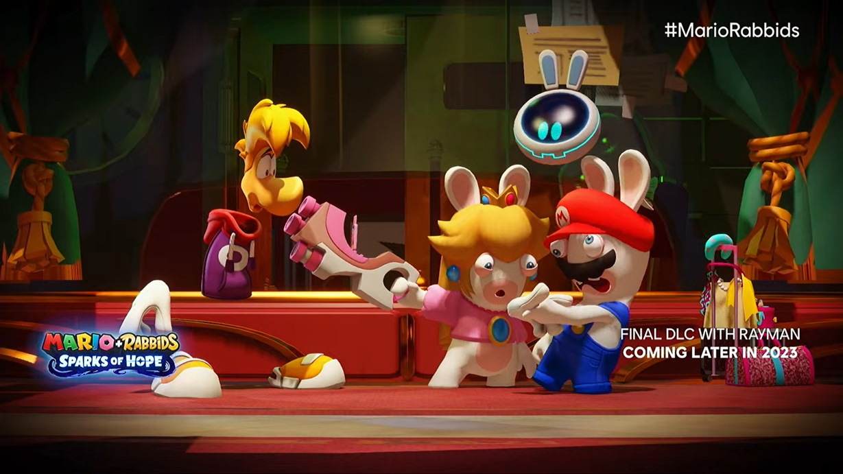 Rayman é destaque em novo trailer do DLC de Mario + Rabbids Sparks of Hope