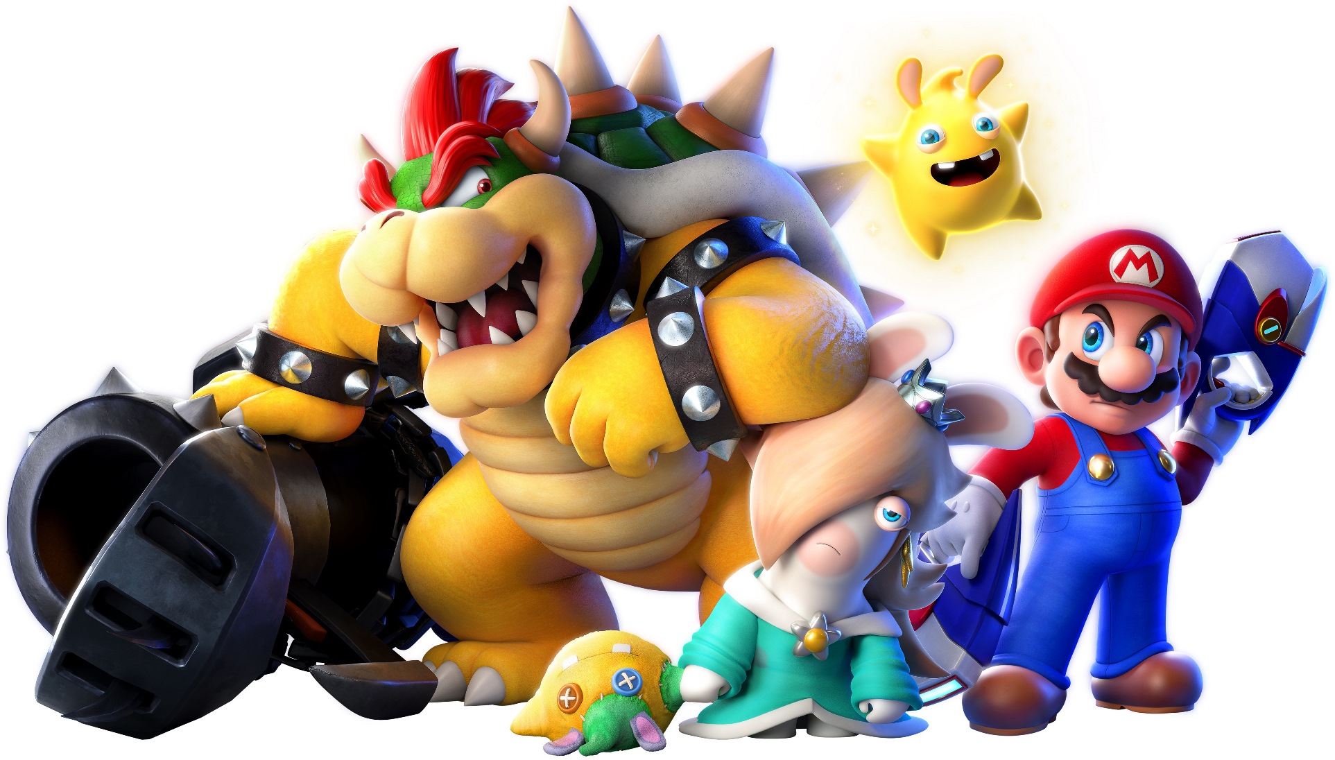 Mario + Rabbids Sparks of Hope character art for the whole roster