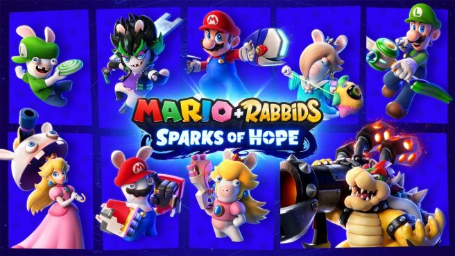 Cuadrícula de Mario + Rabbids Sparks of Hope