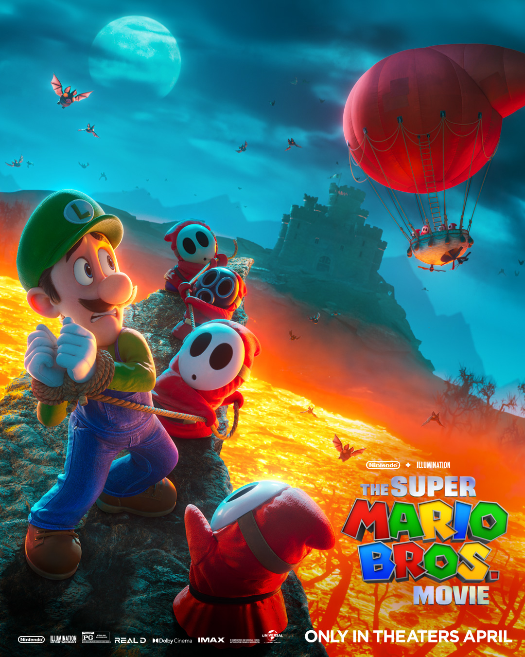 Mario movie poster Luigi