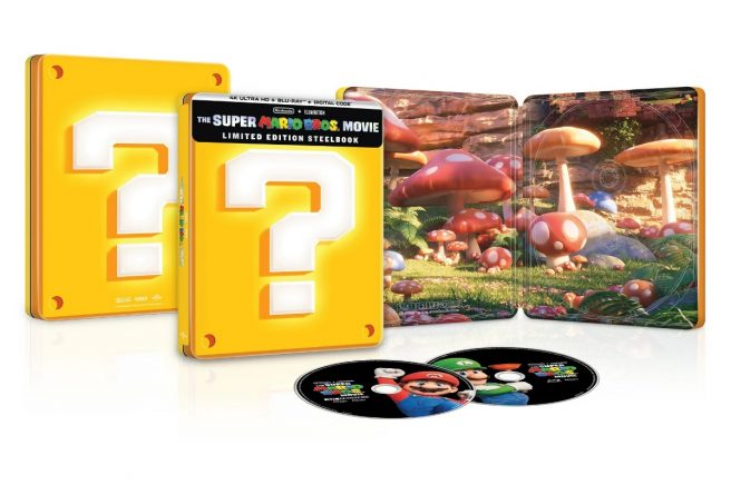 Mario movie steelbook limited edition