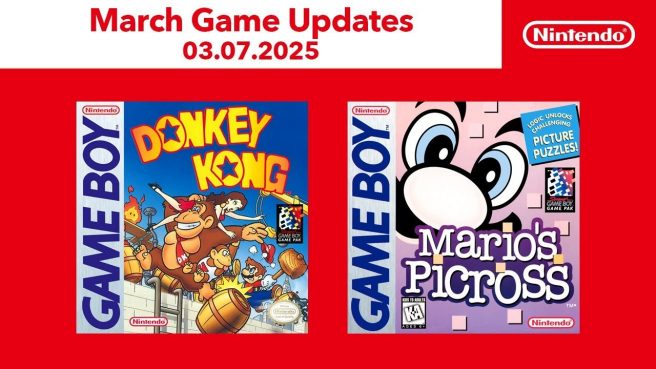 Mario's Picross, Donkey Kong Nintendo Switch Online