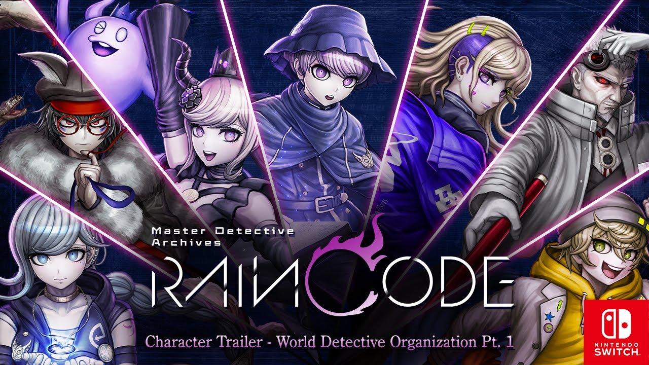 Master Detective Archives: Rain Code trailers introduce World Detective  Organization