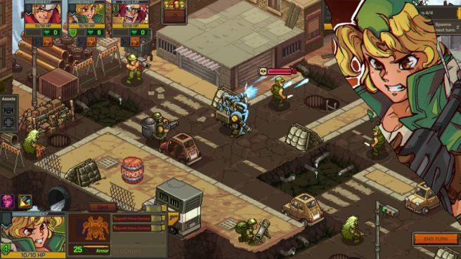 Metal Slug Tactics gameplay