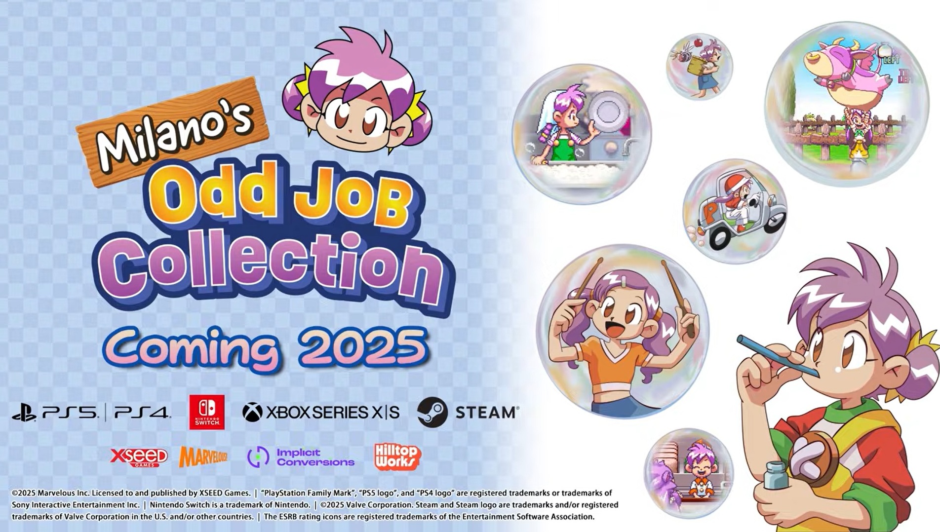 Milano's Odd Job Collection Announced for Nintendo Switch: Classic Japanese Game Receives First English Release