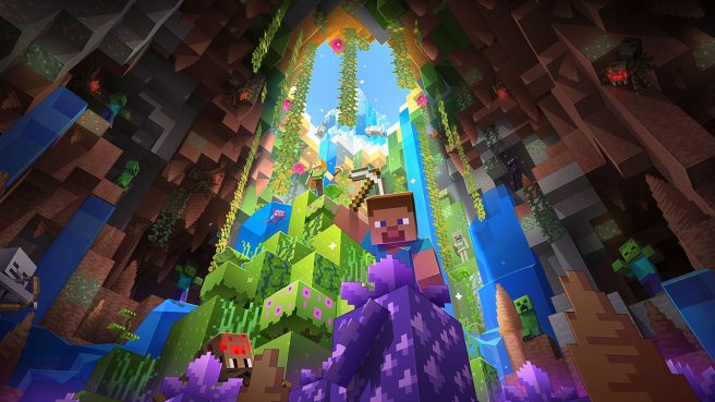 Minecraft Caves & Cliffs: Part II update version 1.18.0 patch notes