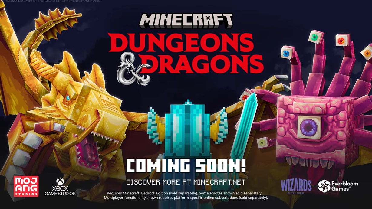 Minecraft reveals Dungeons & Dragons collaboration DLC