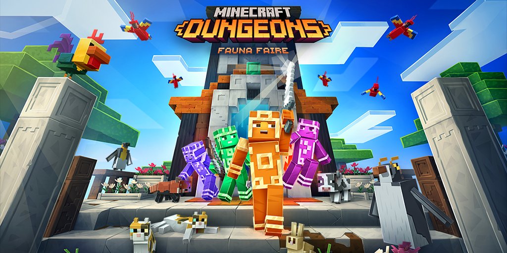 Minecraft Dungeons Fauna Faire update patch notes version 1.16.1.0