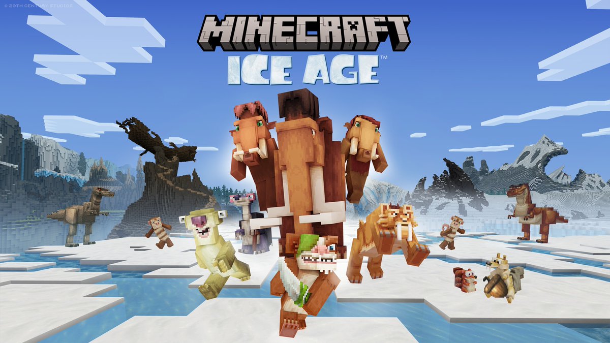 Minecraft Ice Age collaboration DLC revealed