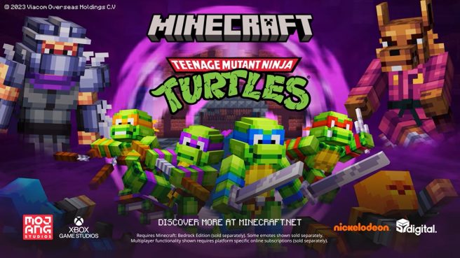 Minecraft reveals Teenage Mutant Ninja Turtles DLC