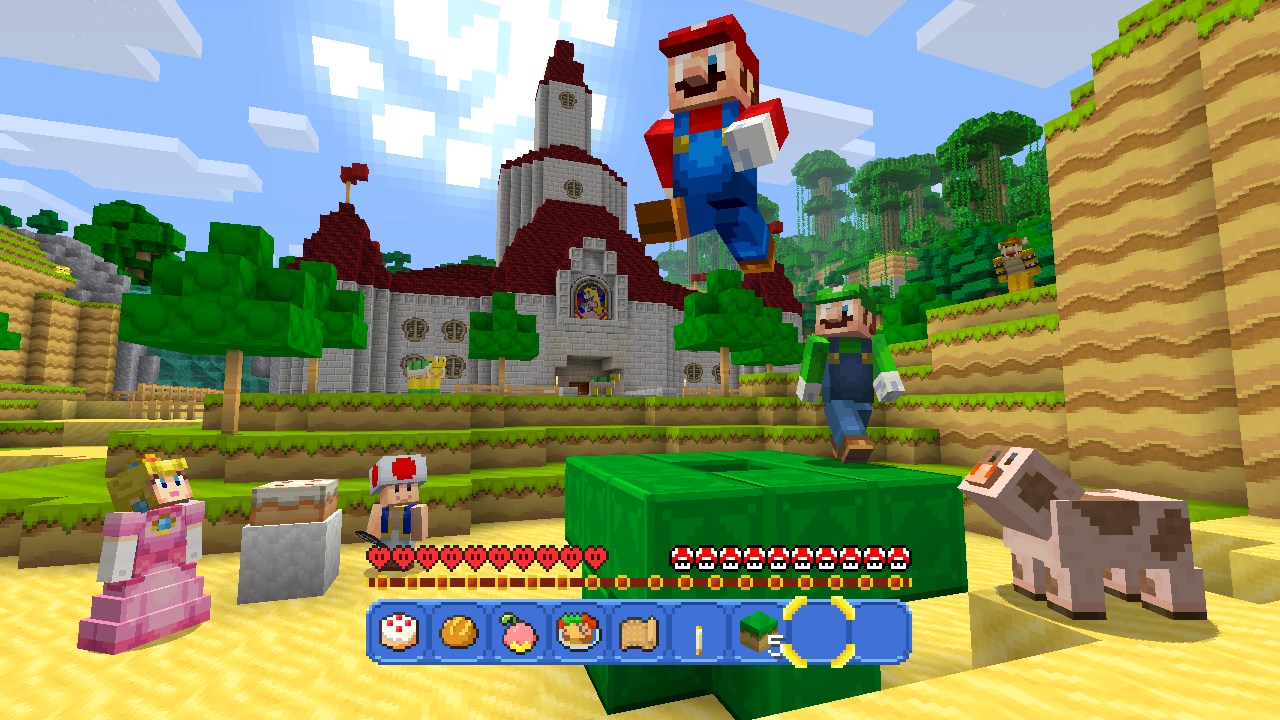 All 40 Super Mario Character Skins in Minecraft: Wii U Edition