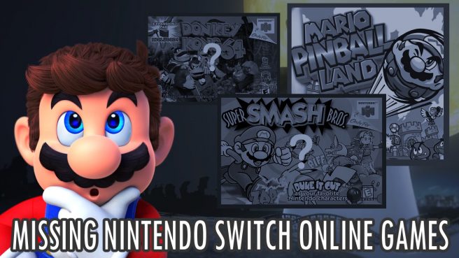 Missing Nintendo Switch Online games