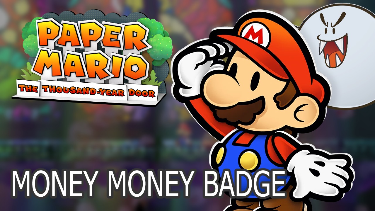 Money Money Badge Paper Mario Thousand Year Door