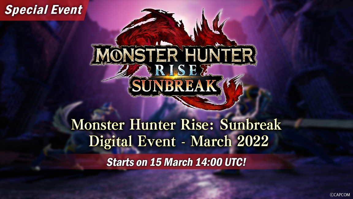 Monster Hunter Rise Sunbreak Digital Event live stream