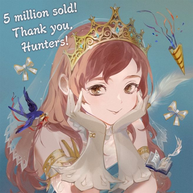 Monster Hunter Rise Sunbreak sales five million