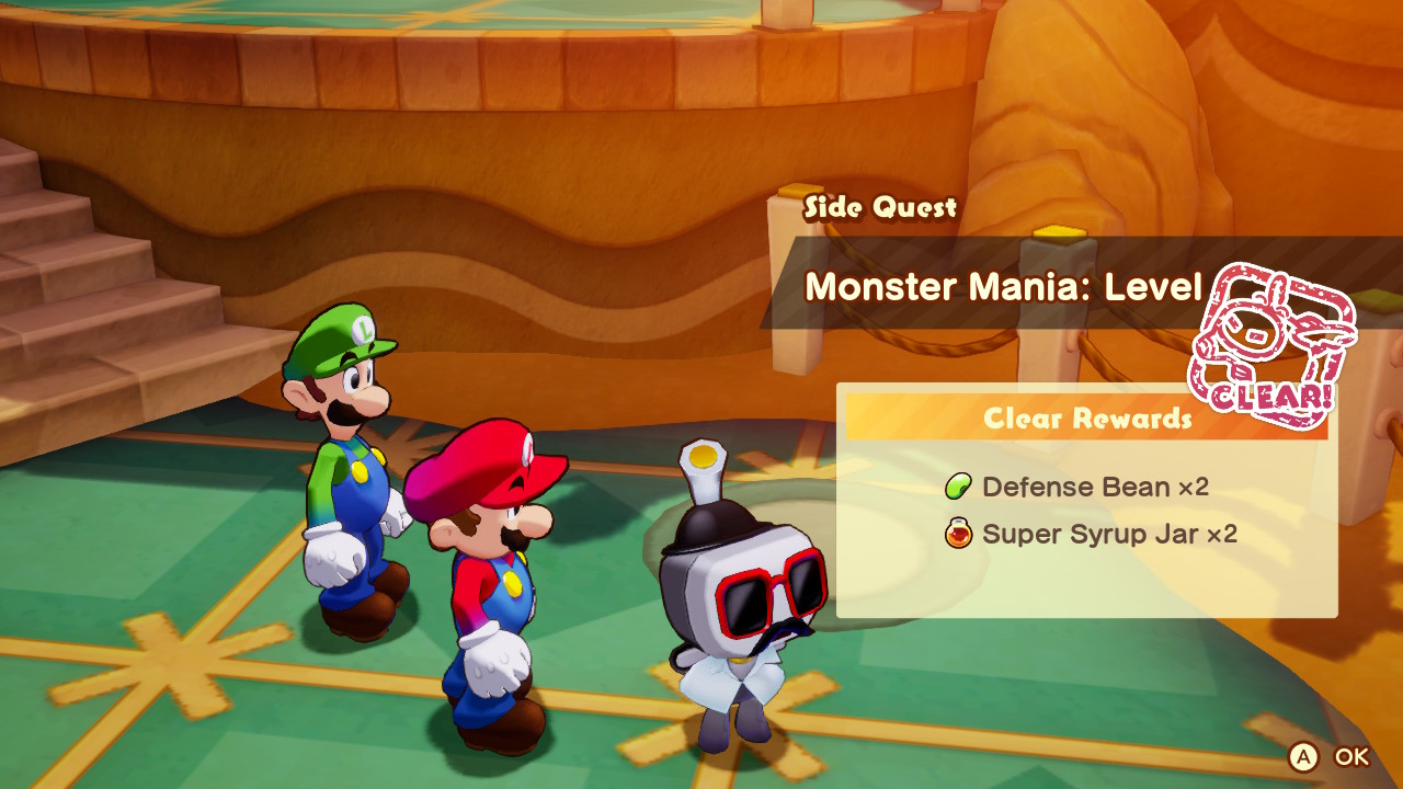 Monster Mania 1 side quest guide