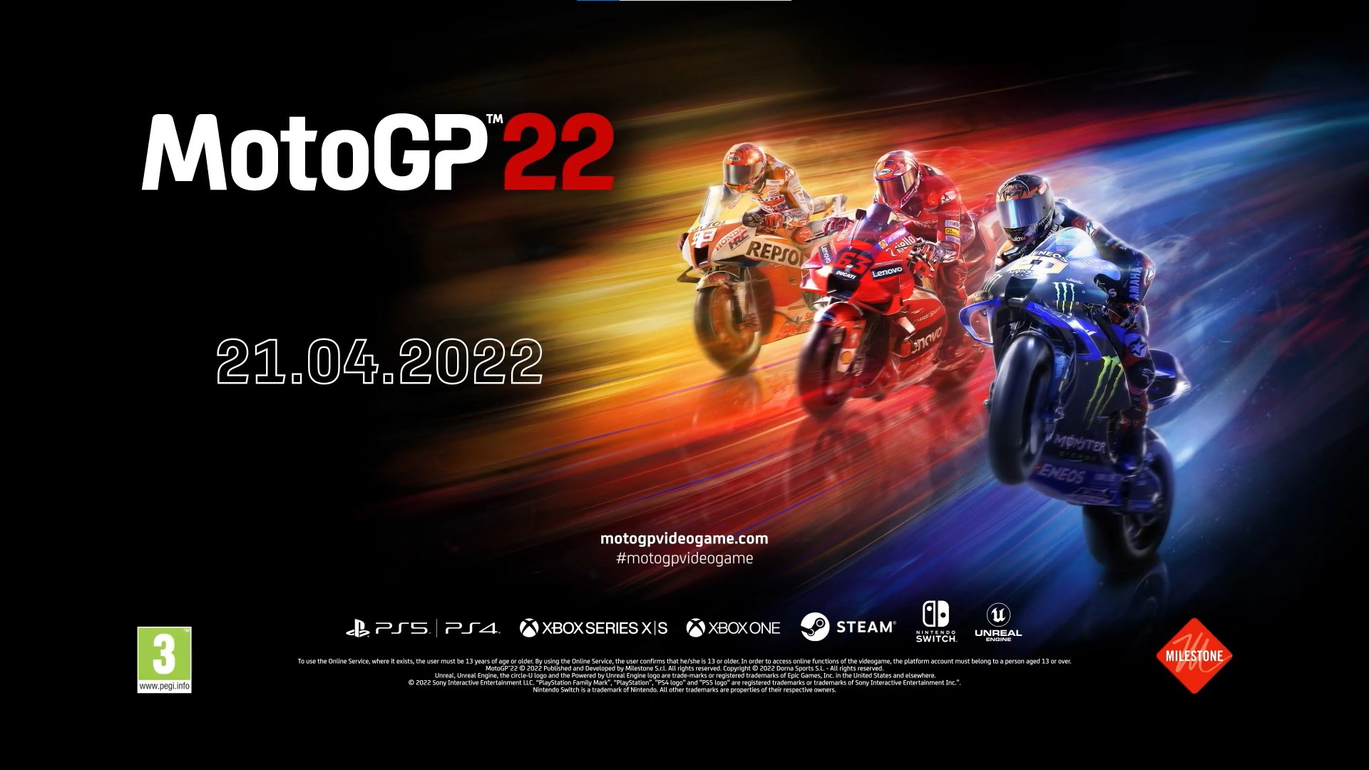 MotoGP 22 receives new gameplay trailer