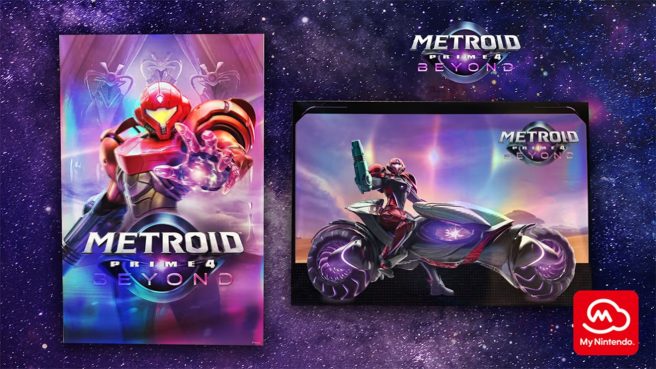 My Nintendo Metroid Prime 4 holographic poster set