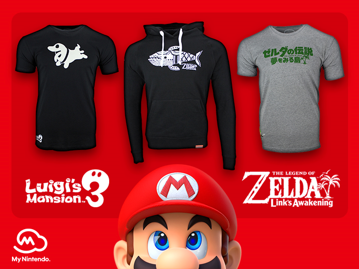 Nintendo on sale clothing store