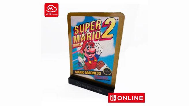 My Nintendo Super Mario Bros. 2 metal display