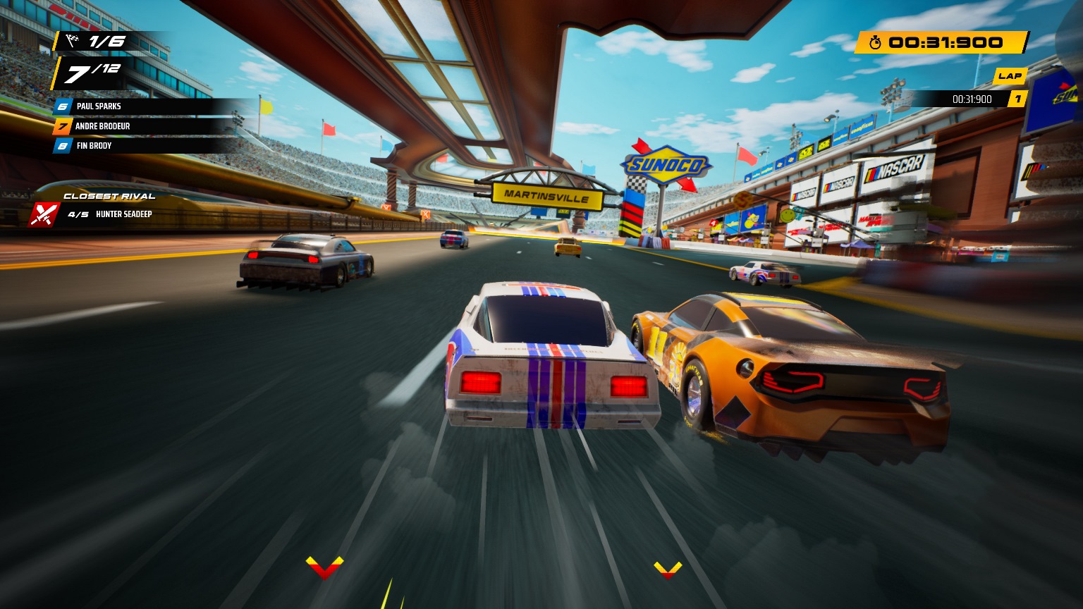 Nascar Arcade Rush Heading To Switch