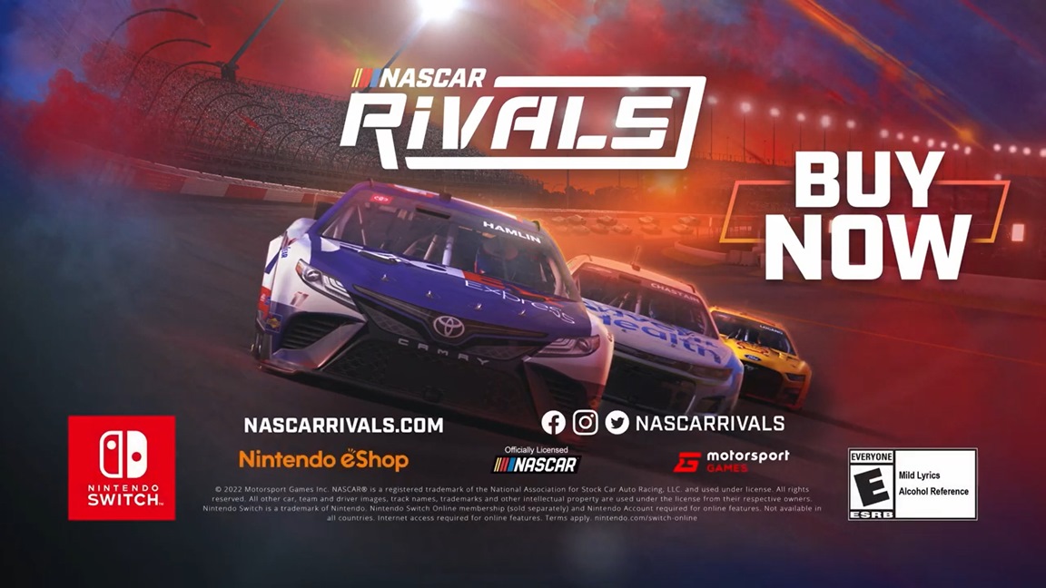 NASCAR Rivals start trailer