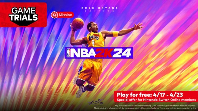 NBA 2K24 Switch Online Game Trial