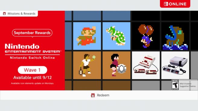 NES icons Switch online