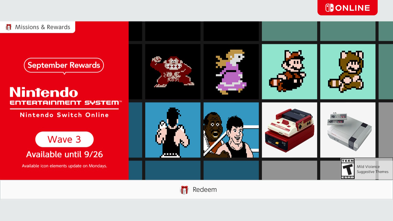 Nintendo Switch Online adds NES icons