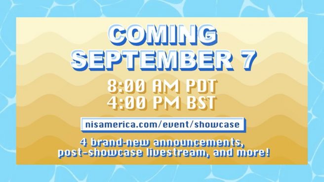 NIS America Showcase 2022 live stream