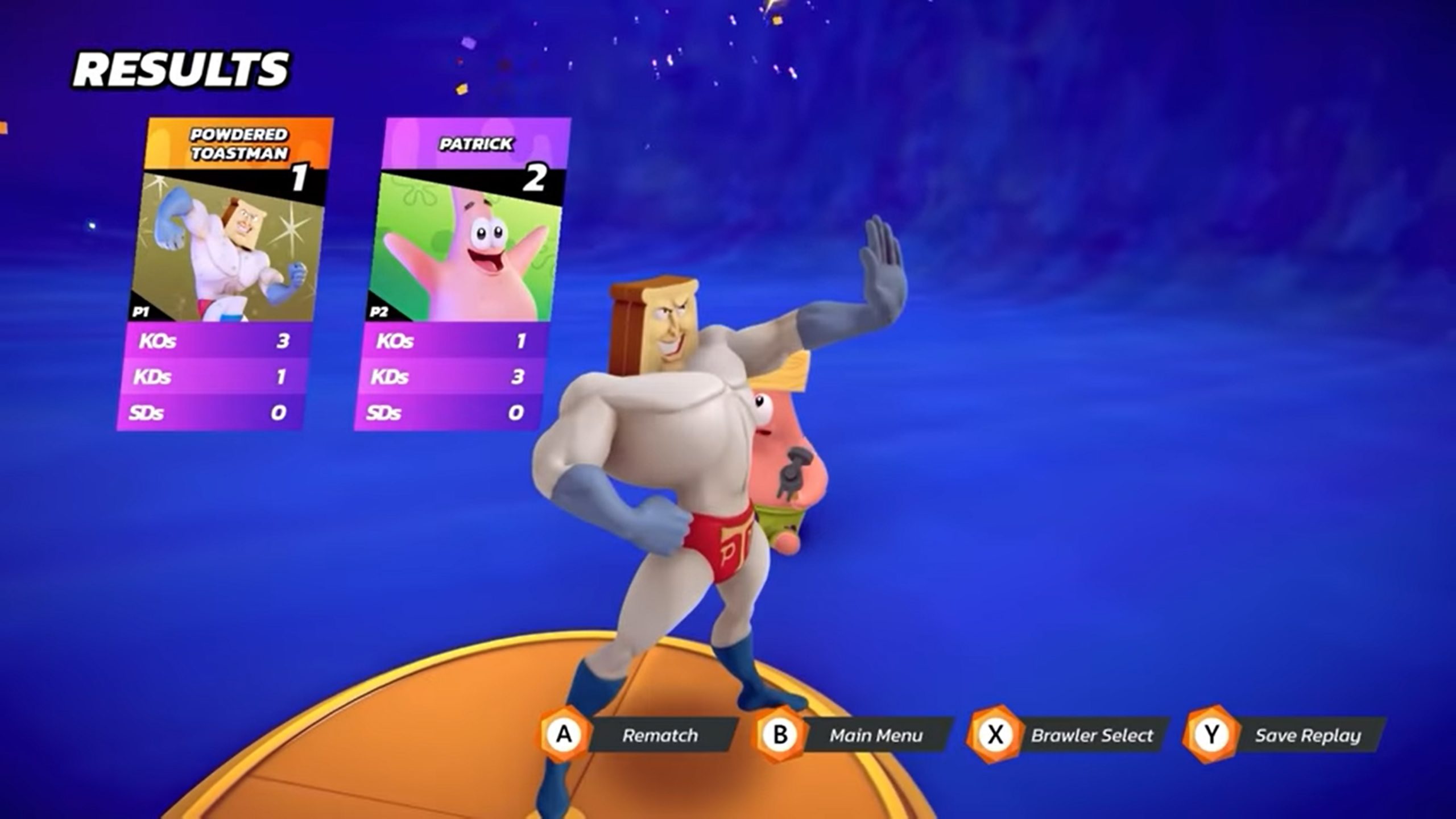 Nickelodeon All-Star Brawl/Powdered Toast Man - SuperCombo Wiki