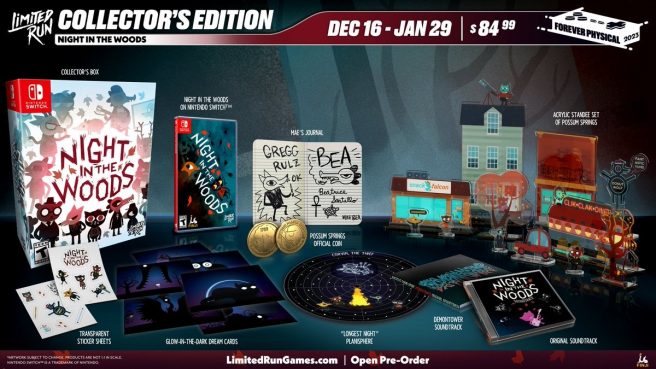 Night in the Woods Collector's Edition