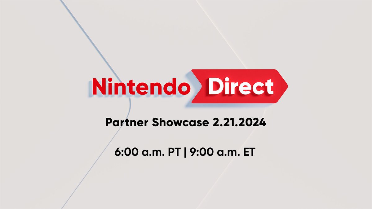 Nintendo Direct Partner Showcase announced for February 21